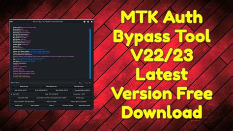 mtk auth bypass tool latest version